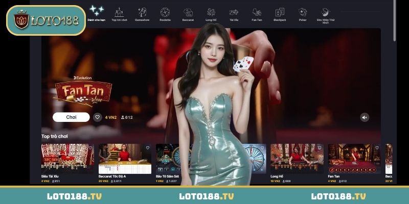 Các trò chơi ăn khách nhất tại Casino LOTO188