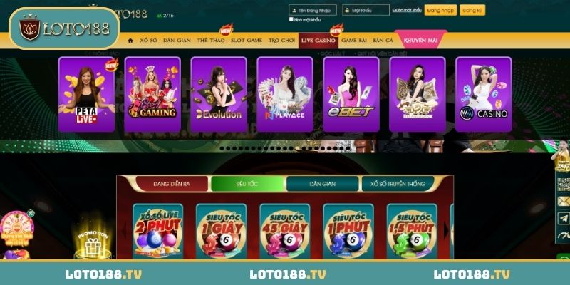 Sơ lược về Casino LOTO188