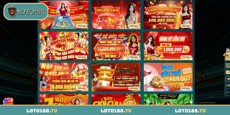 Sơ lược về khuyến mãi LOTO188