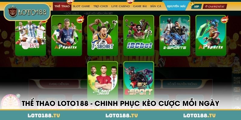 the thao loto188 chinh phuc keo cuoc moi ngay