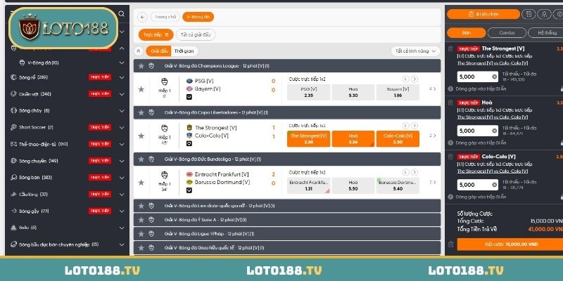 Ưu điểm khi tham gia Thể Thao tại LOTO188